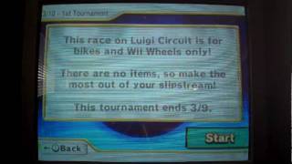 Mario Kart Wii Tournaments: Luigi Circuit Itemless Race