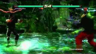 Tekken 6 Xbox LIVE Tournament: qpJUJU MASTERqp (Bruce) vs. zambing (Kazuya-Bryan)