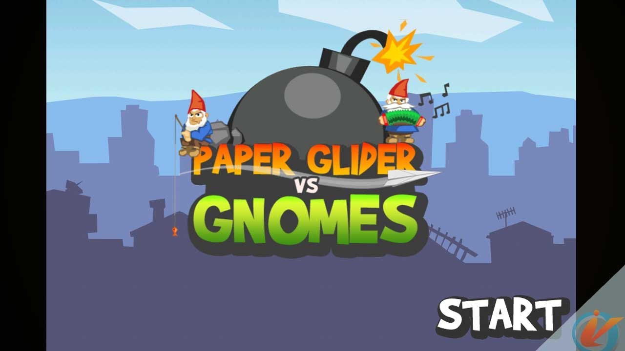 Paper Glider vs Gnomes – iPhone Gameplay Video