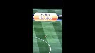 FIFA 13 skill game lob pass world record 65.600