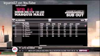 NCAA FOOTBALL 2012 – FULL ROSTER NAMES (PS3)