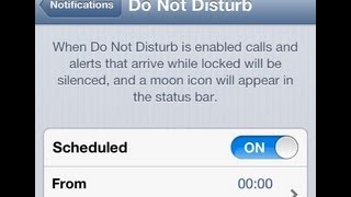 iOS Do Not Disturb