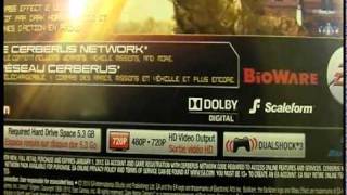 Mass Effect 2 Unboxing (PS3, CERBERUS EDITION)