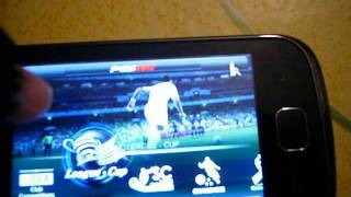 Pro Evolution Soccer 2012 Game Android Samsung Galaxy Gio