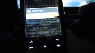 Android Games: Cryslallight & NFS Shift on LG Optimus Custom firmware