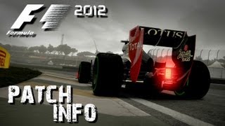 F1 2012 – Xbox and PS3 First Patch INFO