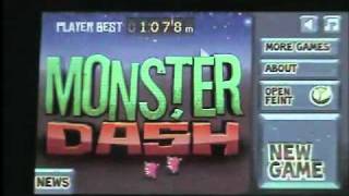 Monster Dash app review for ipod,iphone,and ipad