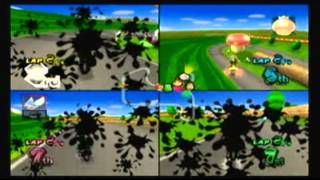 04.26.2012 Mario Kart Wii 4-Player Splitscreen